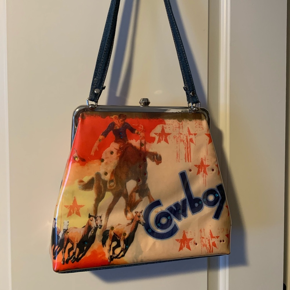 Vintage rockabilly western purse